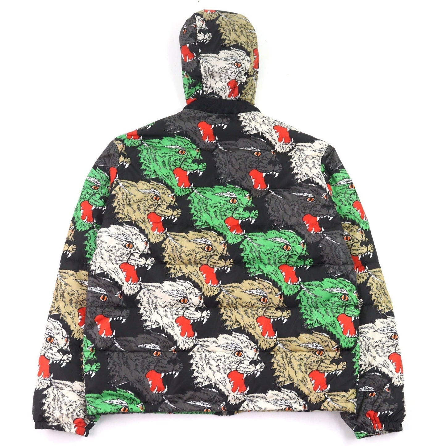Gucci Panther Down Jacket Nylon Down Jacket
