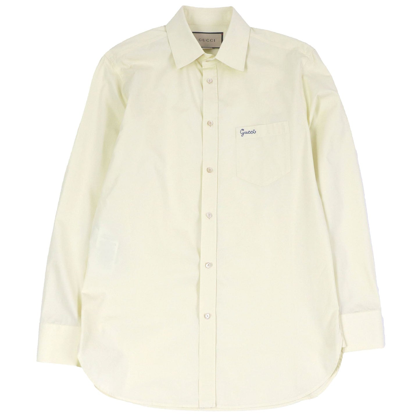 Gucci Logo embroidery Cotton Shirt