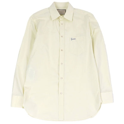 Gucci Logo embroidery Cotton Shirt