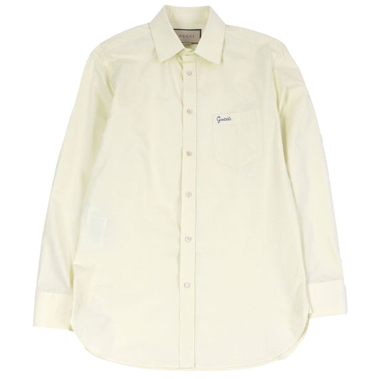 Gucci Logo embroidery Cotton Shirt