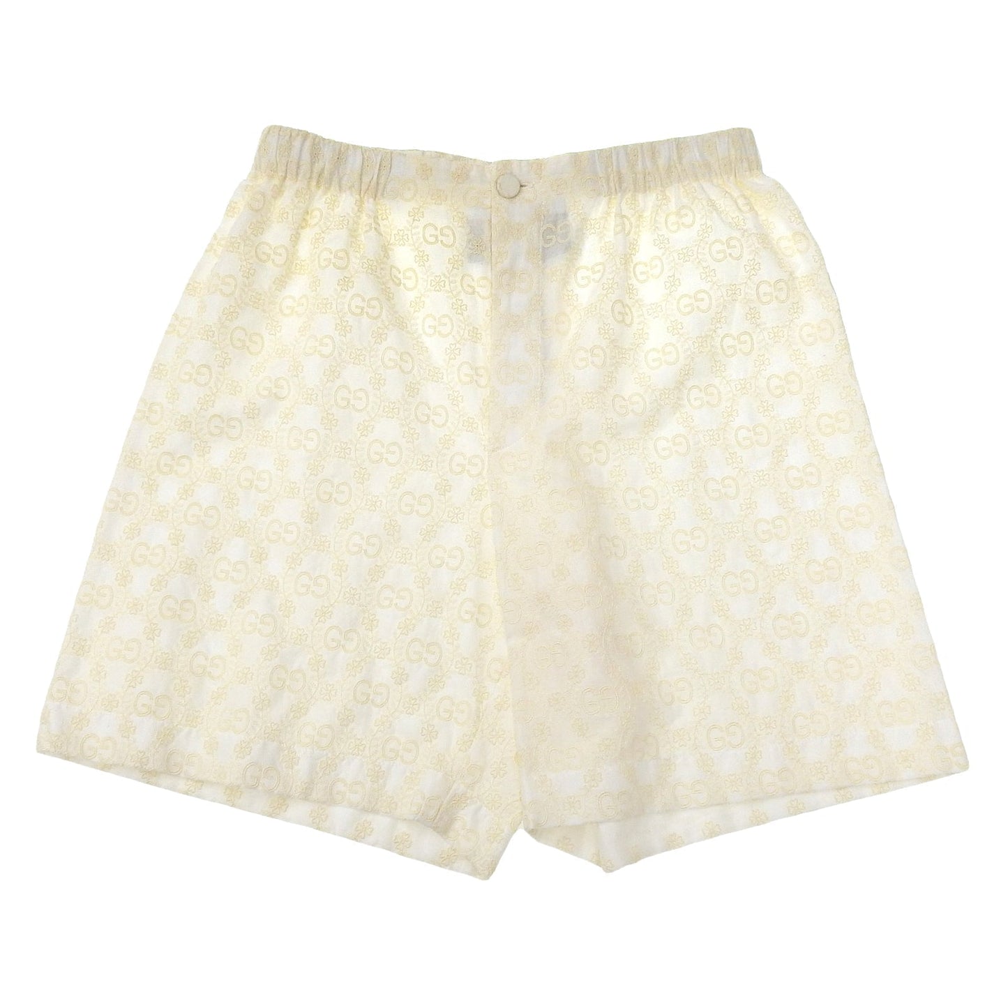 Gucci GG embroidery Cotton Shorts