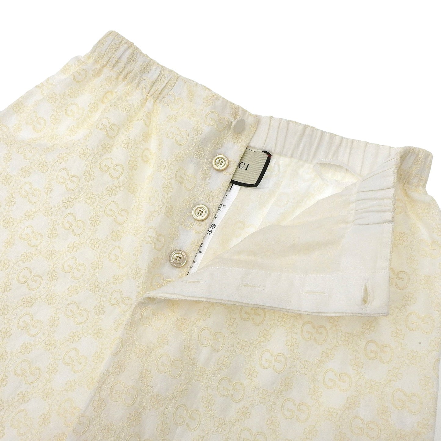 Gucci GG embroidery Cotton Shorts