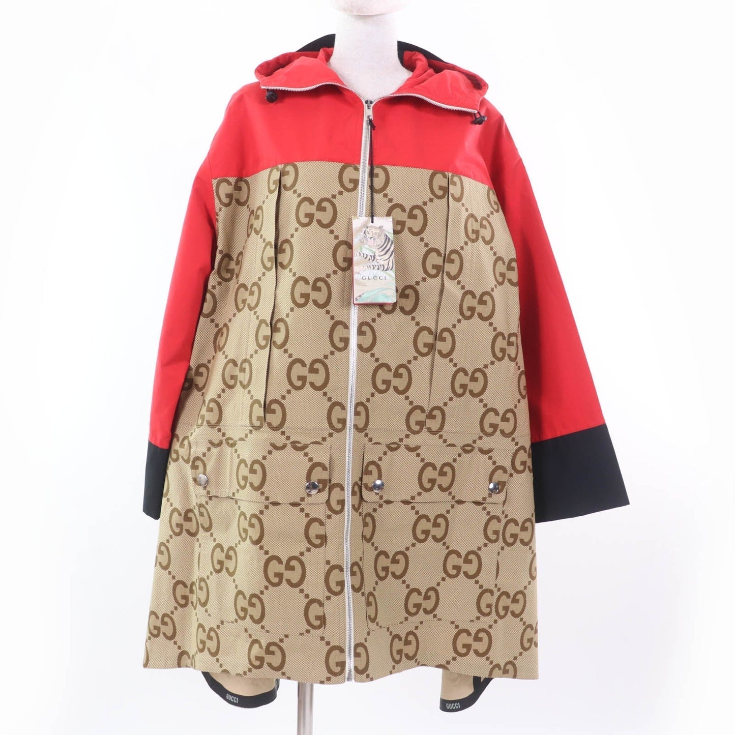 Gucci TIGER Large GG pattern Cotton Coat