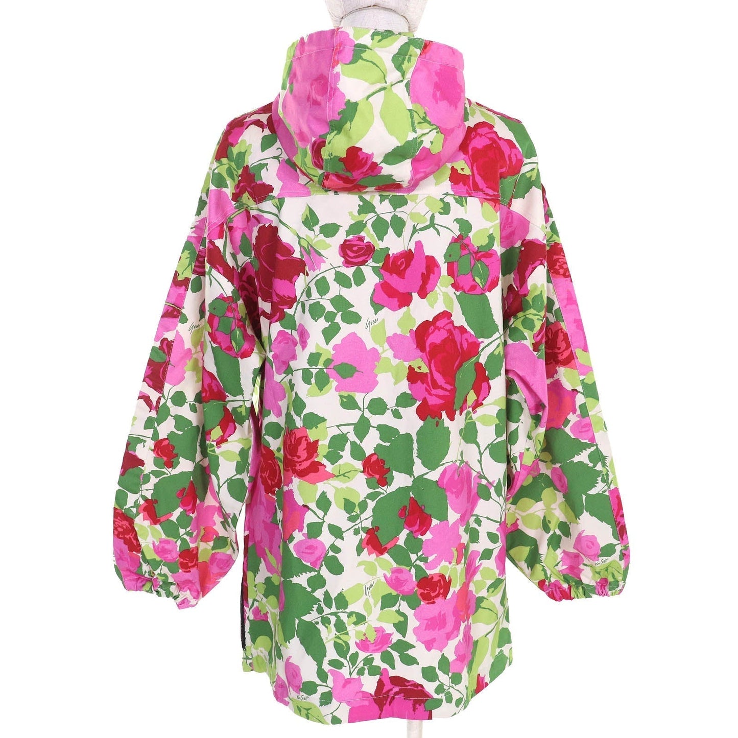 Gucci Ken Scott Rose print Half-zip Hoodie