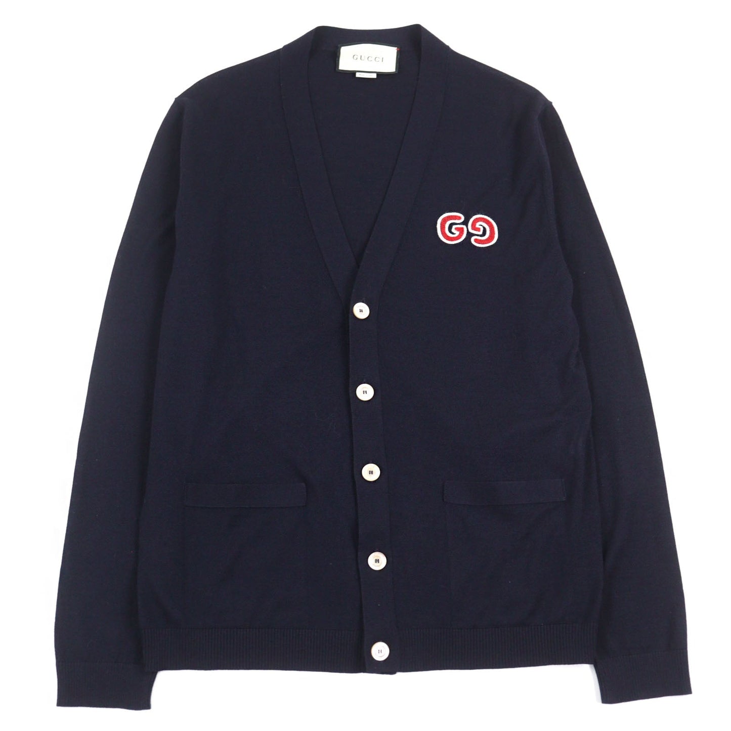 Gucci GG embroidery Wool Cardigan