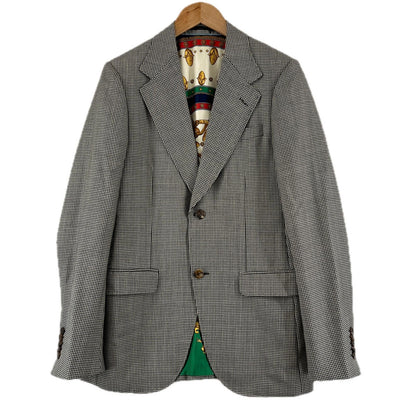 Gucci Houndstooth pattern Wool Jacket