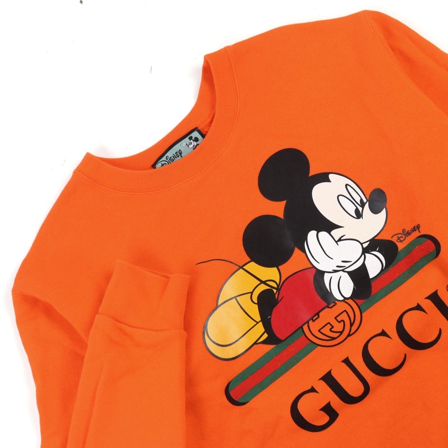 Gucci×Disney Mickey Mo  Print Web Line Sweatshirt