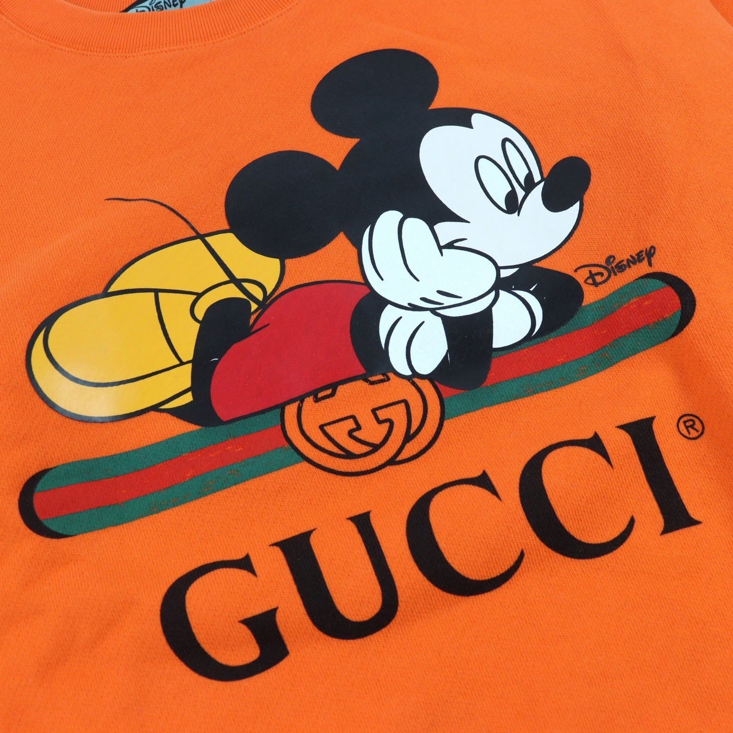 Gucci×Disney Mickey Mo  Print Web Line Sweatshirt