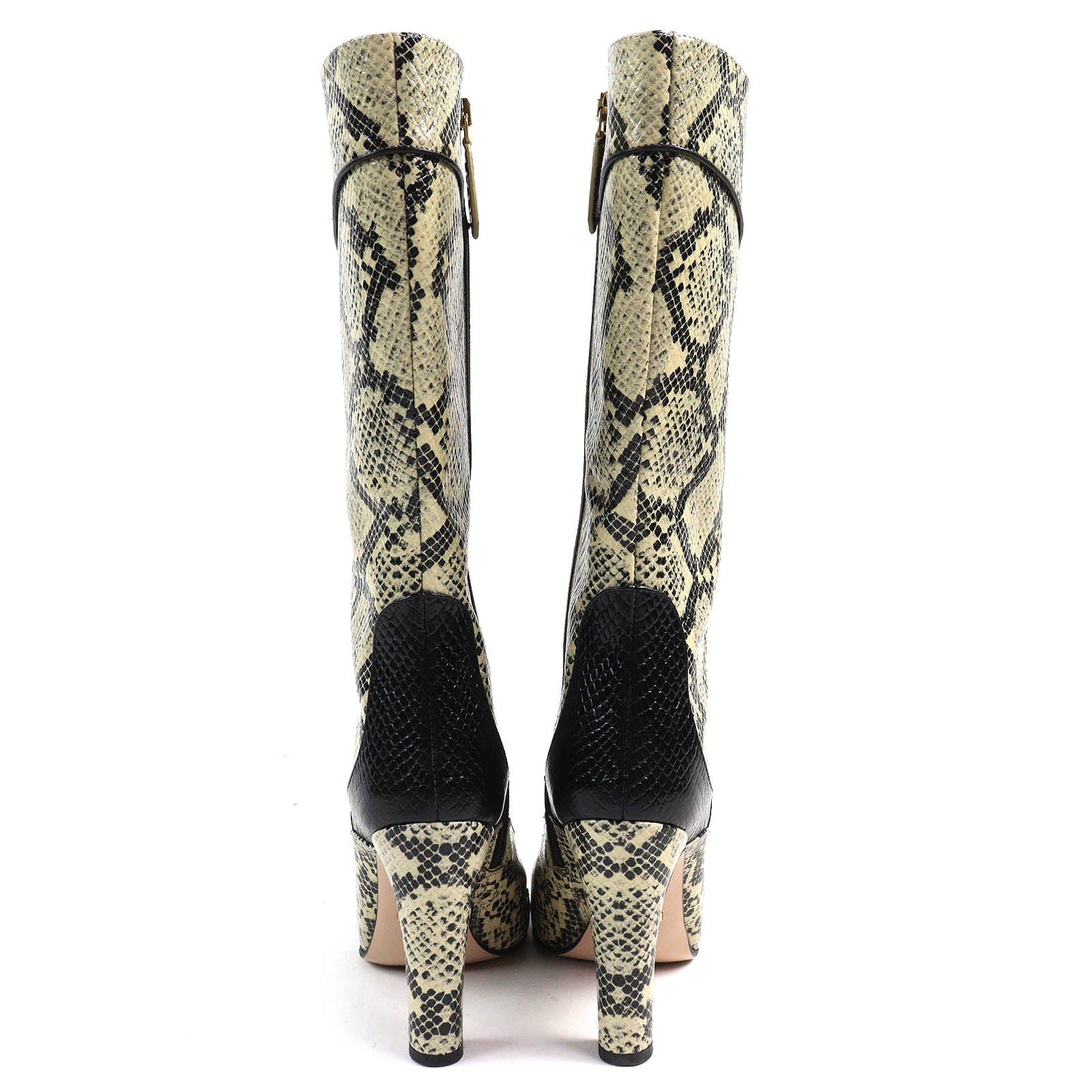 Gucci Python Pattern Leather Boots