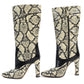 Gucci Python Pattern Leather Boots