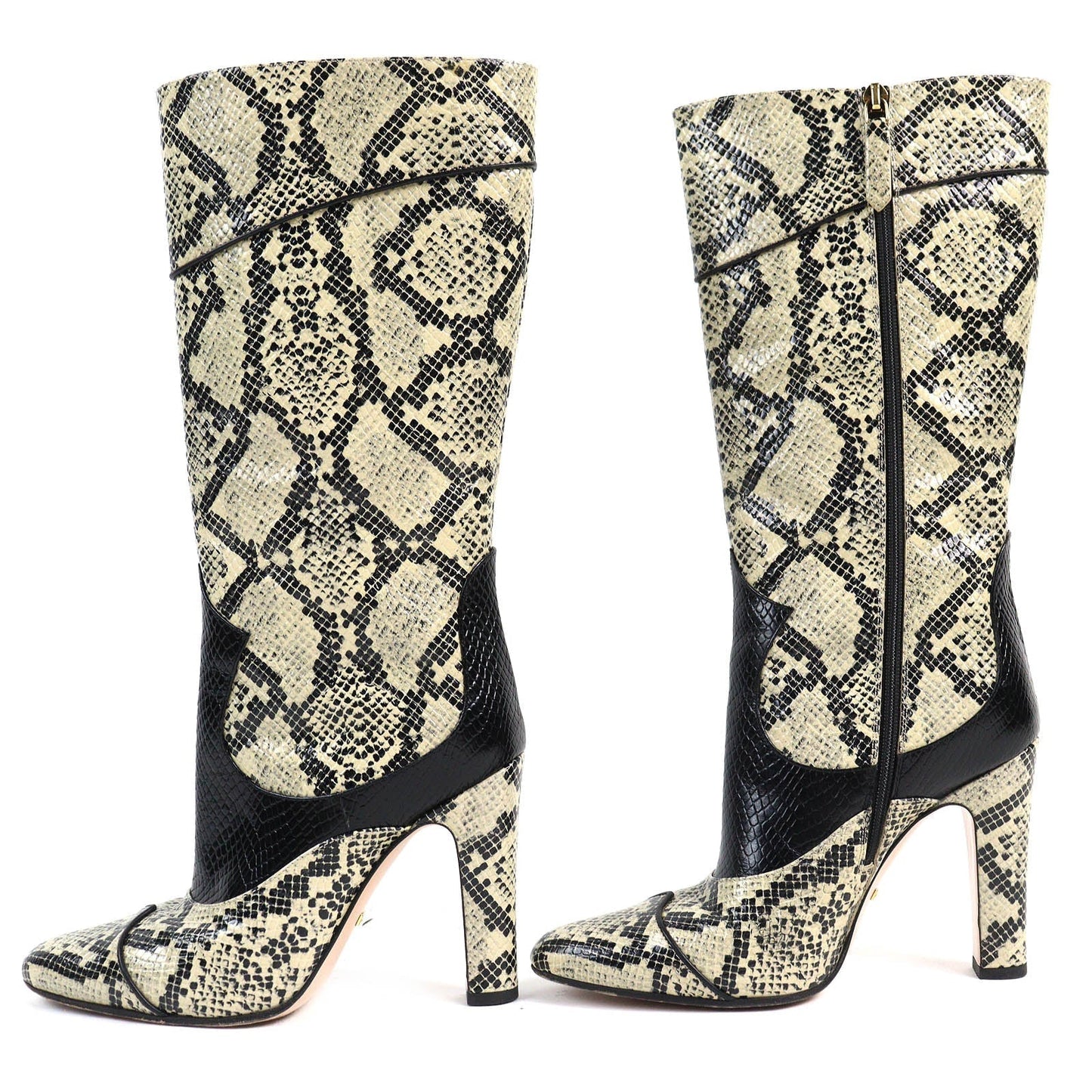 Gucci Python Pattern Leather Boots