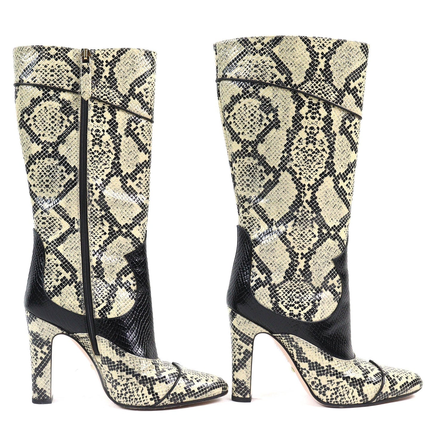 Gucci Python Pattern Leather Boots