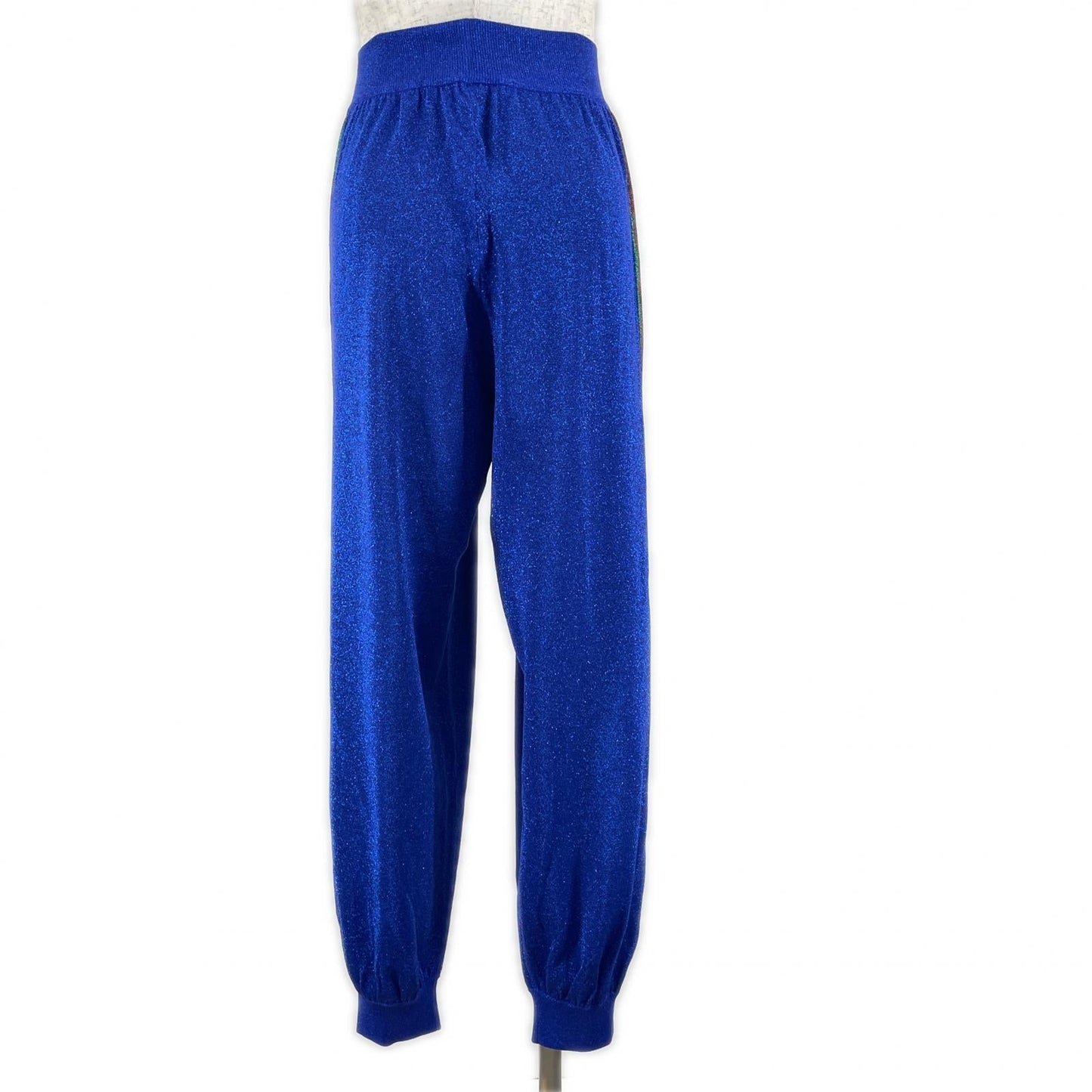 Gucci Interlocking G Web Line Lam Wool Pants