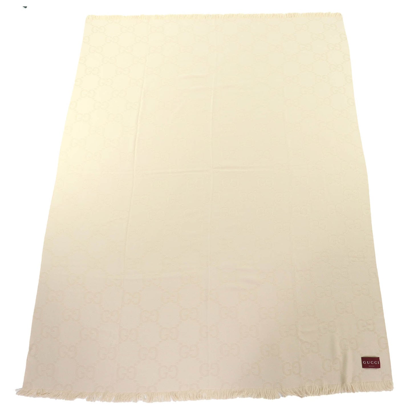Gucci GG Jacquard Wool Shawl Blanket