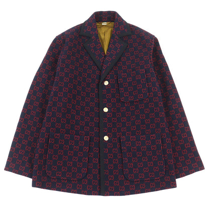 Gucci GG jacquard wool coat