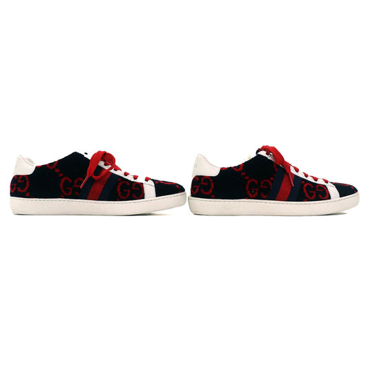 Gucci Low cut sneakers Terry cloth GG pattern sneakers