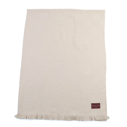 Gucci GG Jacquard Wool Shawl