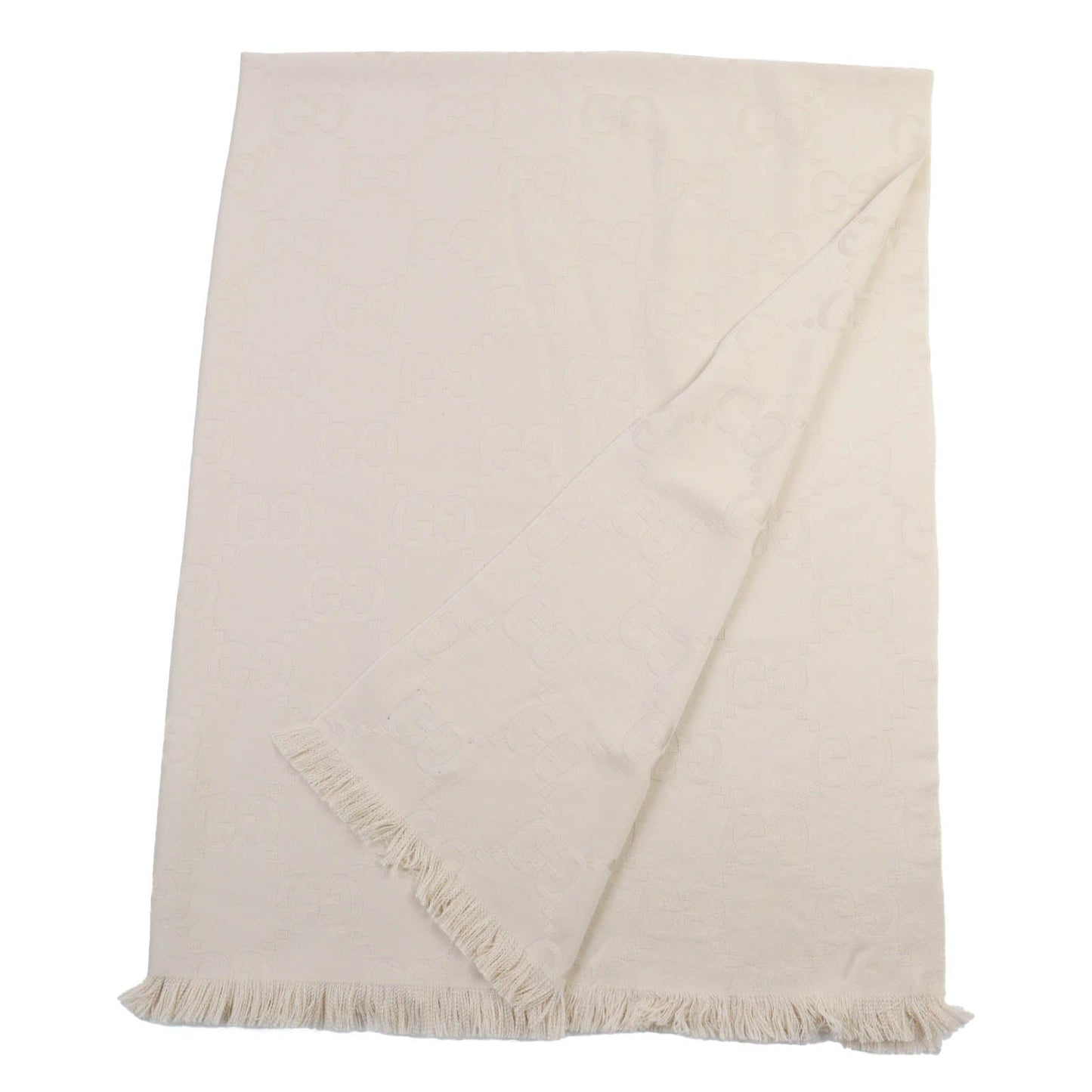 Gucci GG Jacquard Wool Shawl