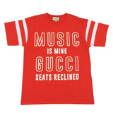 Gucci 100th Anniversary Mesh Sleeves Short Sleeve T-shirt