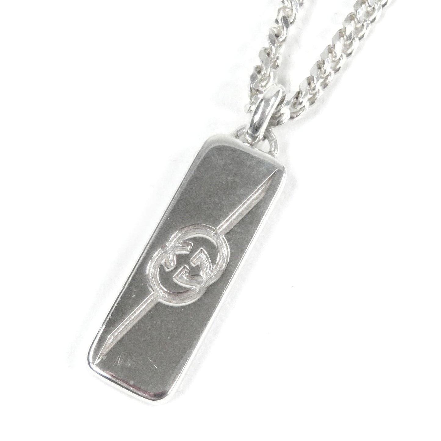 Gucci Diagonal Interlocking G AG925 Necklace