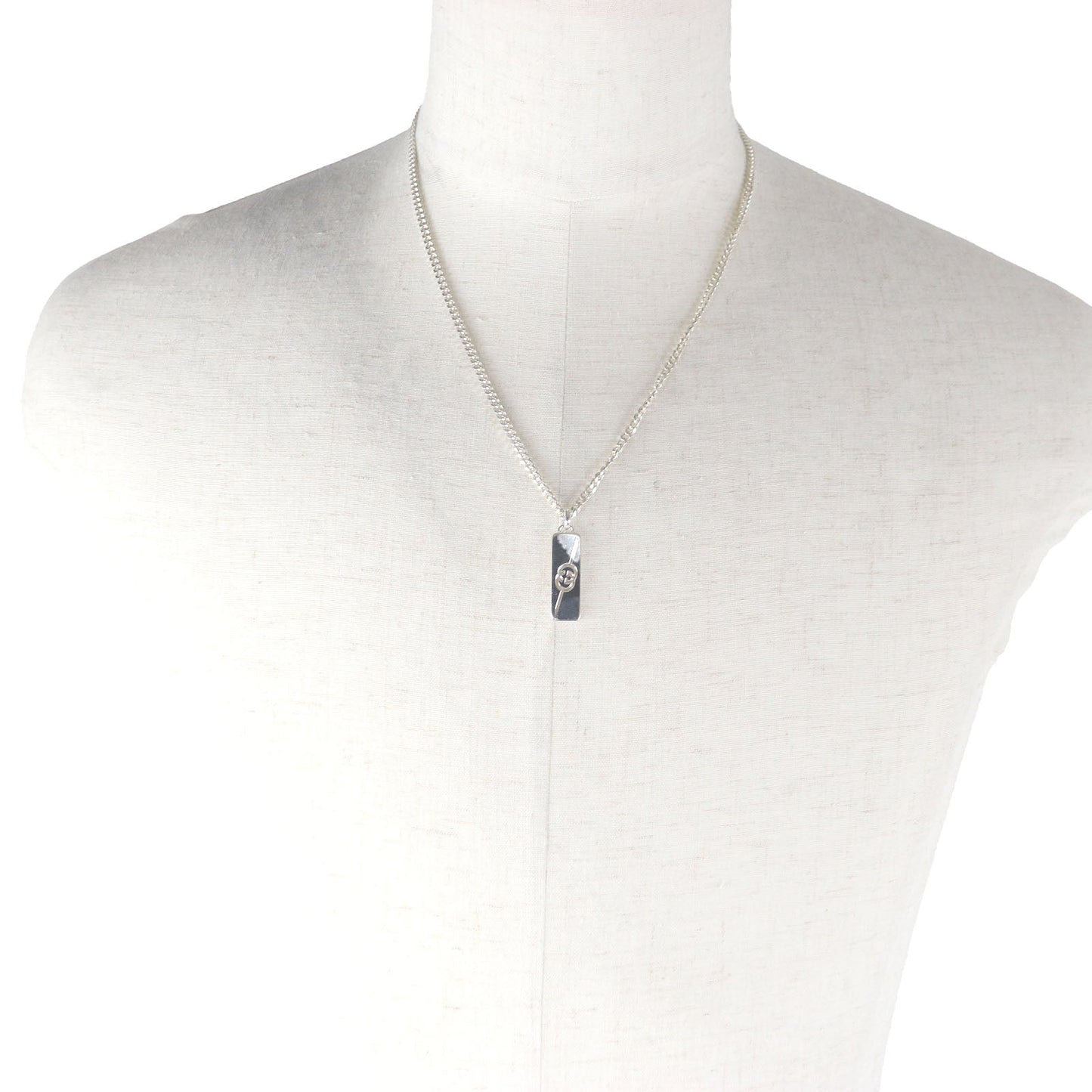 Gucci Diagonal Interlocking G AG925 Necklace