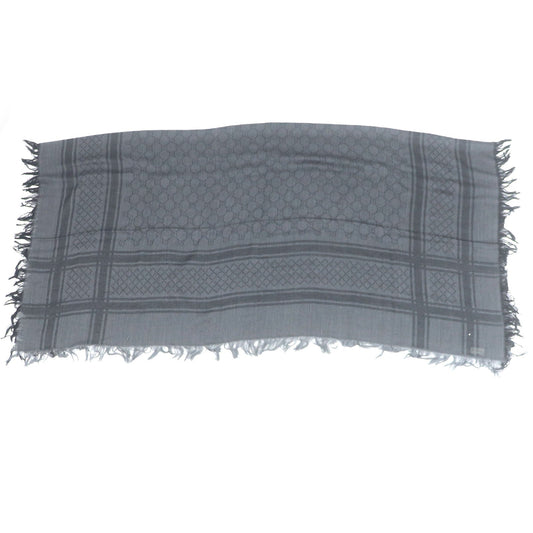 Gucci Diamante Check Pattern Wool Scarf