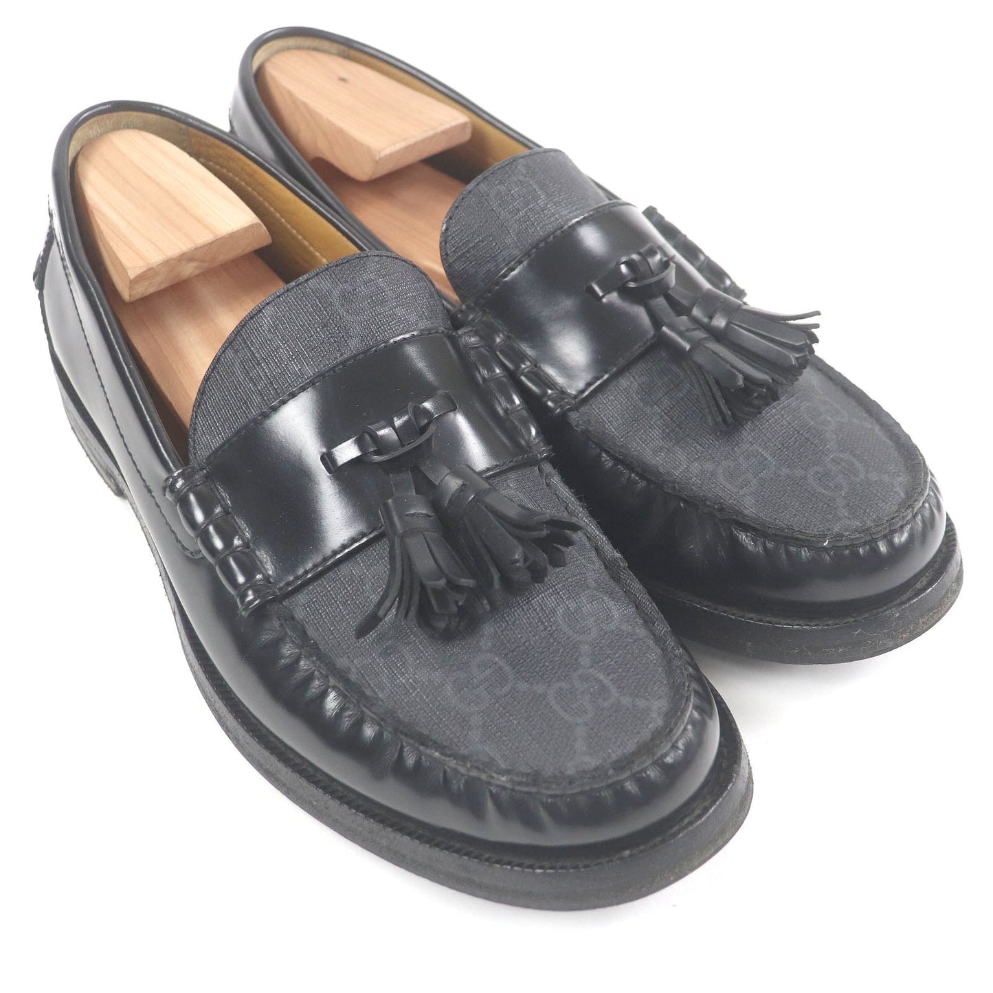 Gucci GG Supreme Leather Loafers