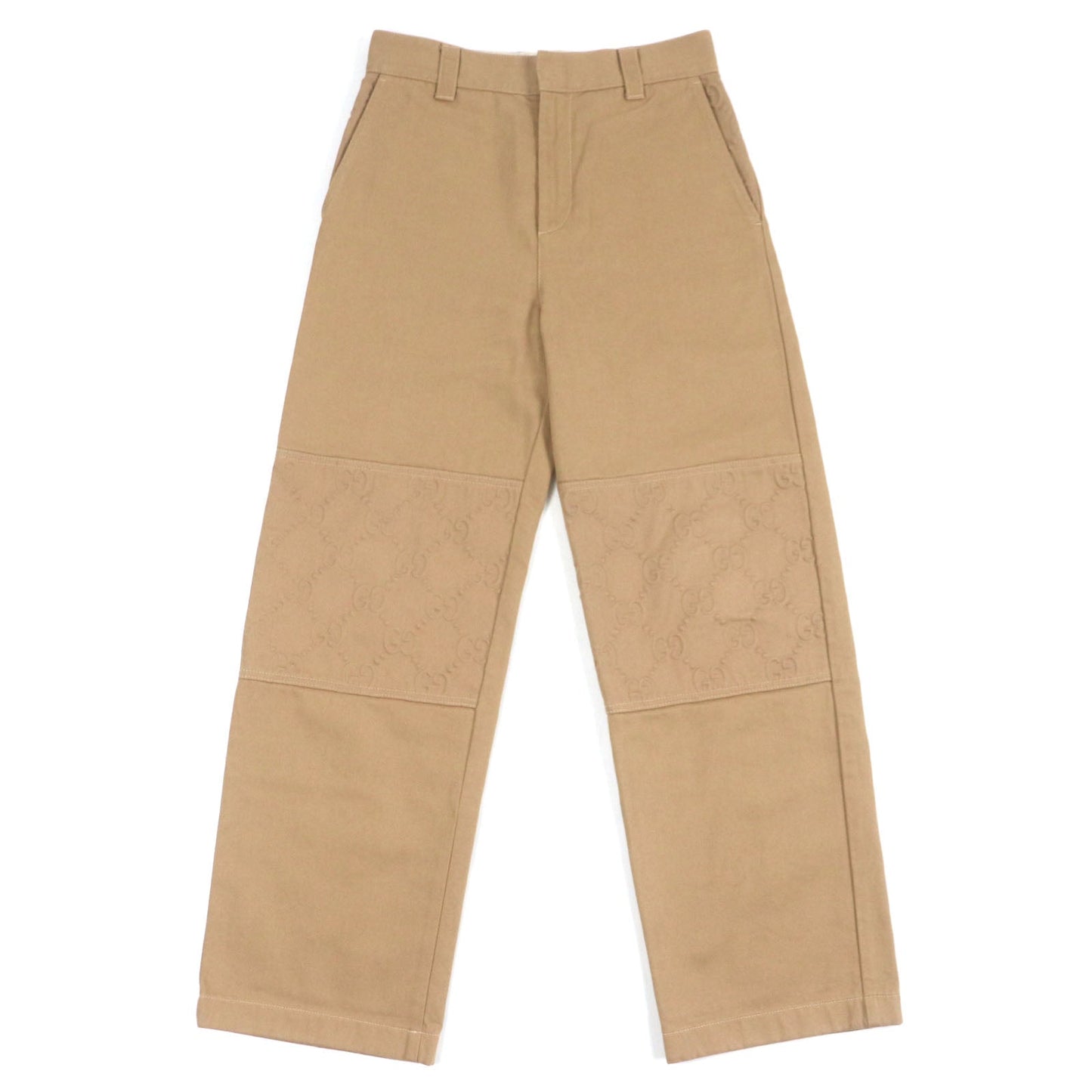Gucci Embossed GG logo Organic Cotton Denim Pants