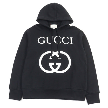 Gucci Interlocking G logo print Cotton Hoodie
