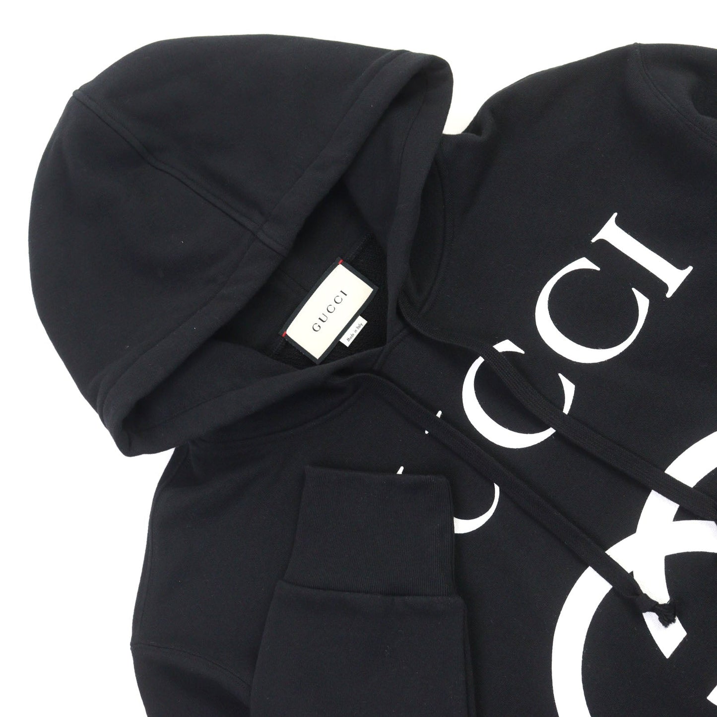 Gucci Interlocking G logo print Cotton Hoodie