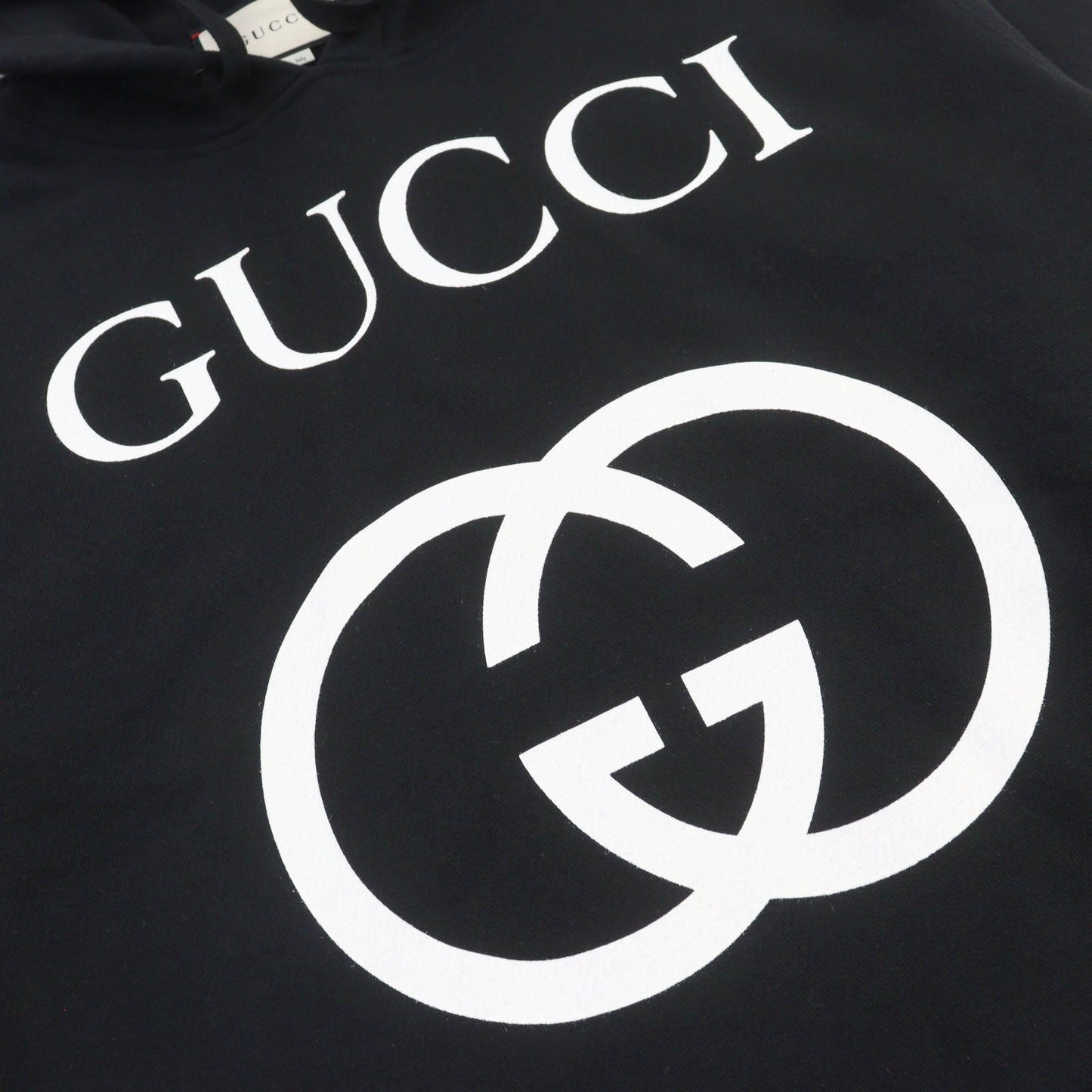 Gucci Interlocking G logo print Cotton Hoodie