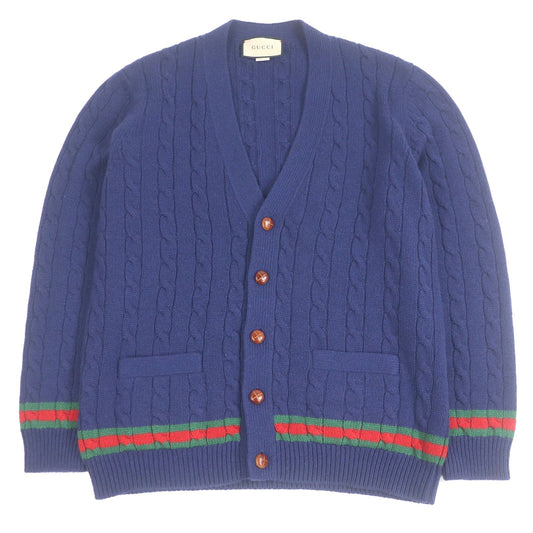Gucci Web line Cashmere Cardigan