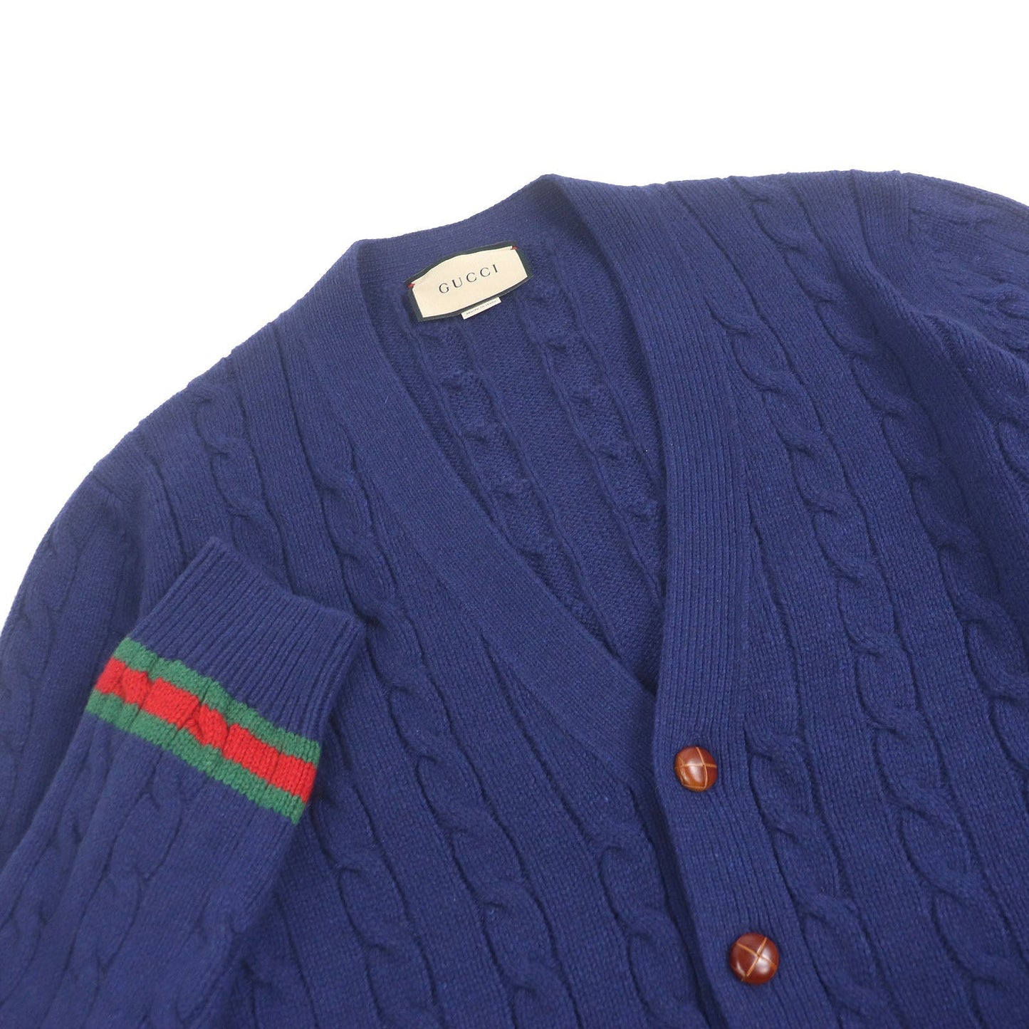 Gucci Web line Cashmere Cardigan