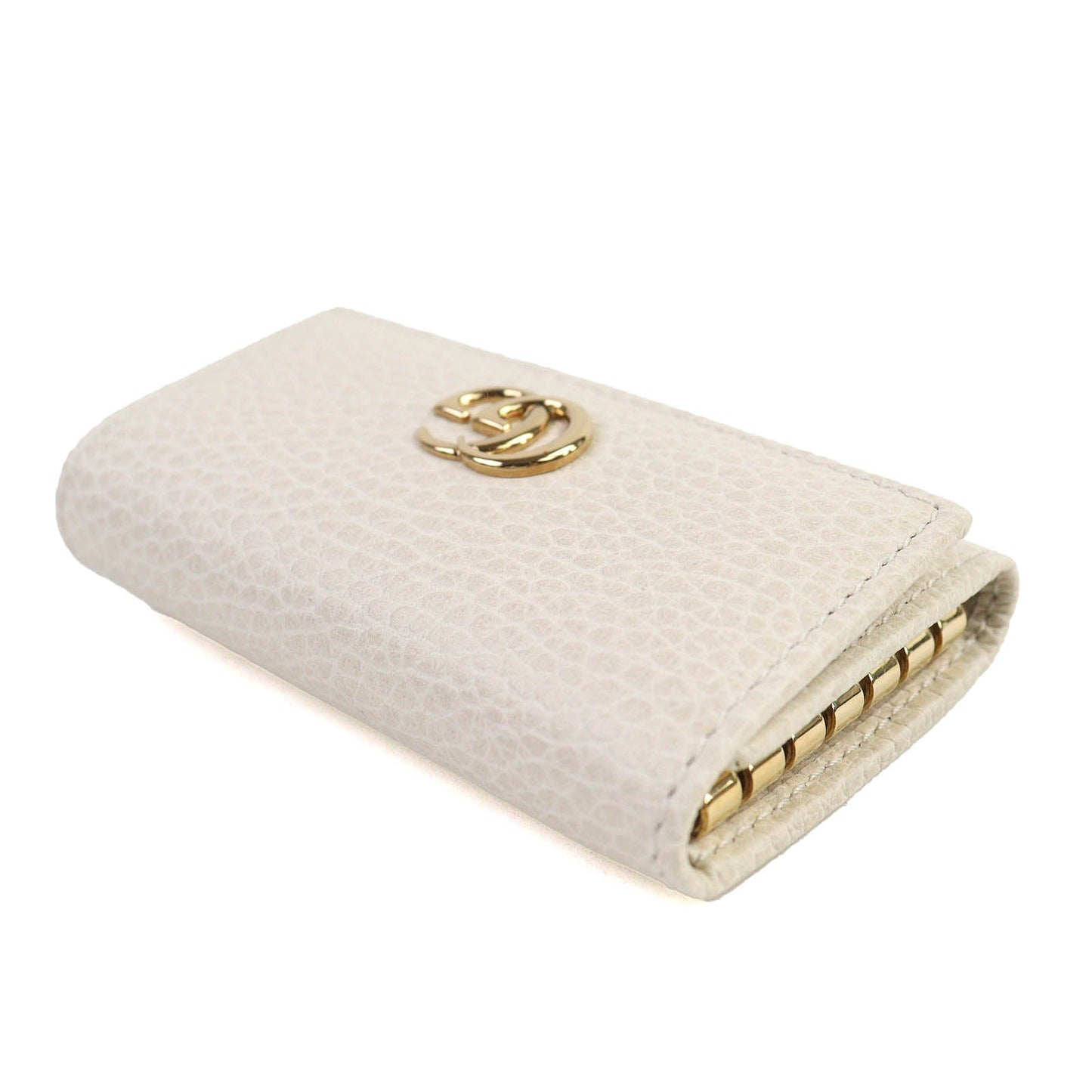 Gucci Double G Leather Key Holder