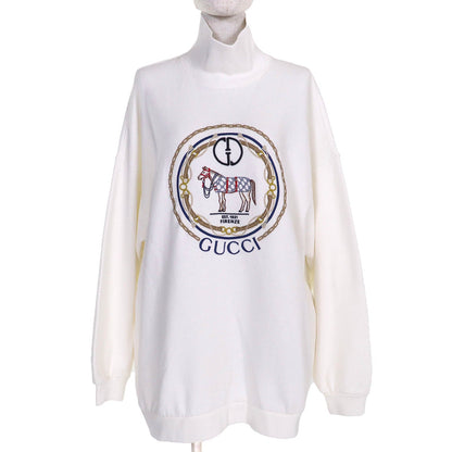 Gucci Logo Embroidery Cotton Dress