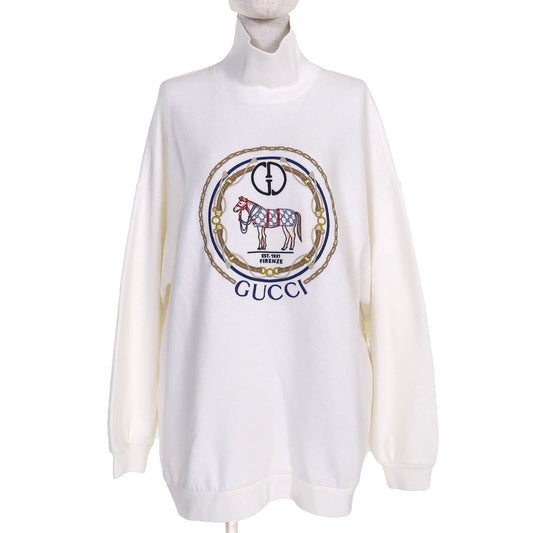 Gucci Logo Embroidery Cotton Dress