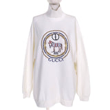 Gucci Logo Embroidery Cotton Dress