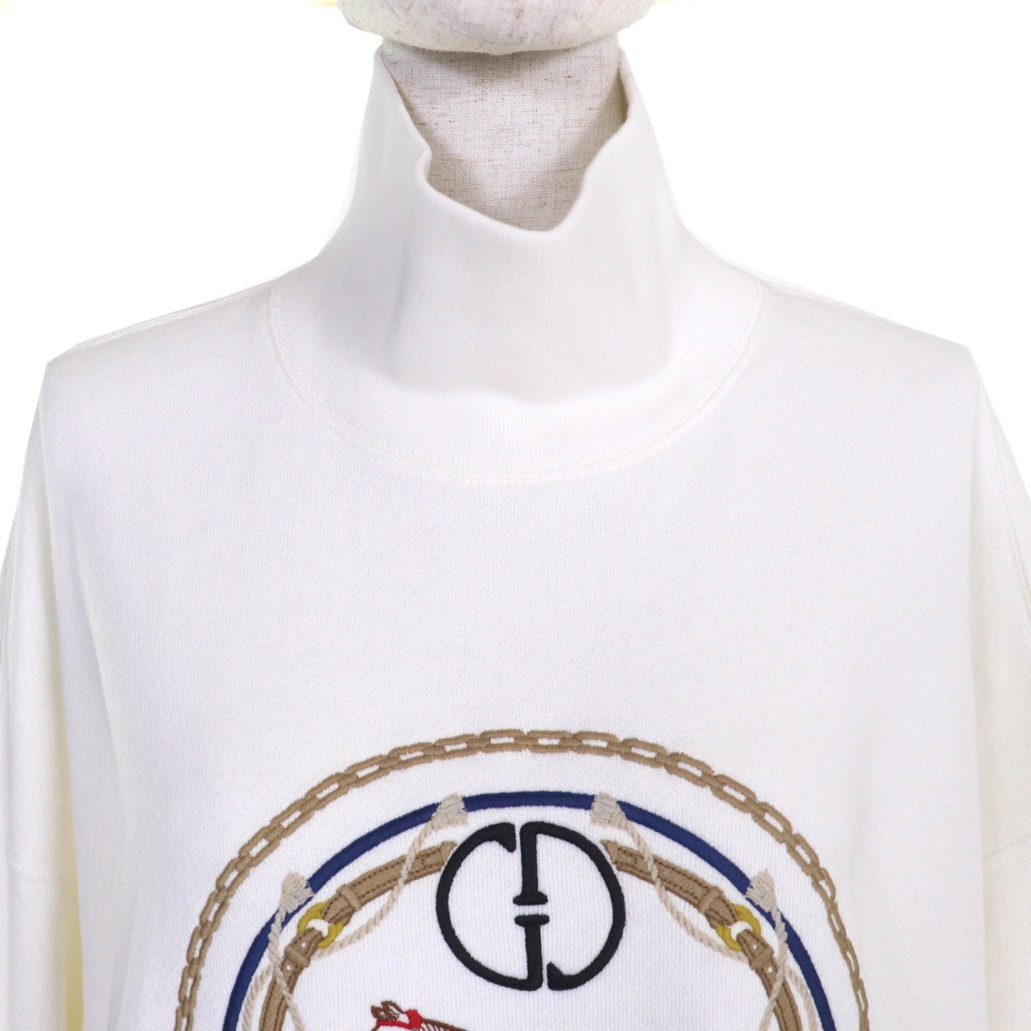 Gucci Logo Embroidery Cotton Dress