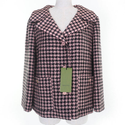 Gucci Houndstooth Wool Jacket