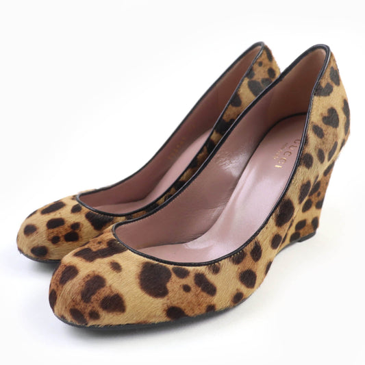 Gucci Interlocking G Harako Wedge Pumps