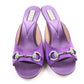 Gucci Horsebit Crystal Satin Mule
