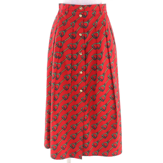 Gucci Horsebit Pleated Skirt
