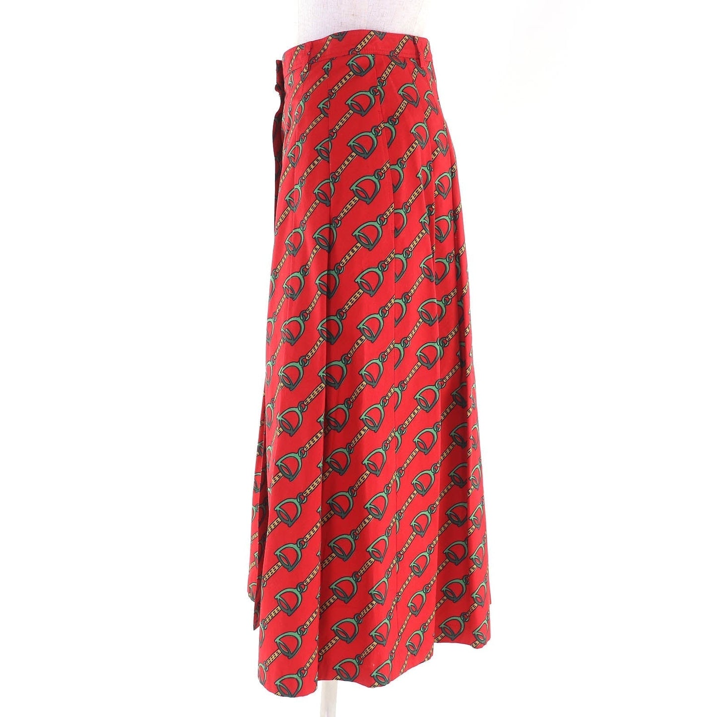 Gucci Horsebit Pleated Skirt