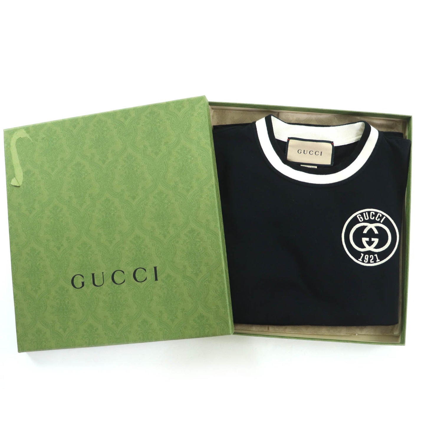 Gucci Embroidered cotton jersey T-shirt Cotton T-shirt
