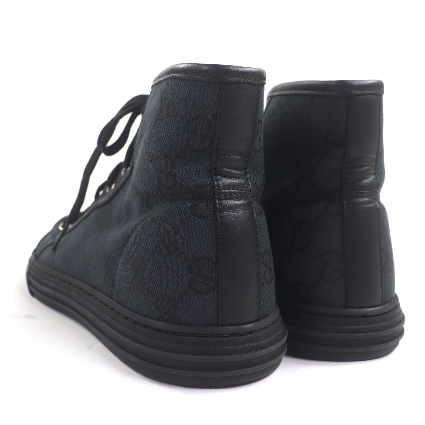 Gucci High Cut Canvas Sneakers