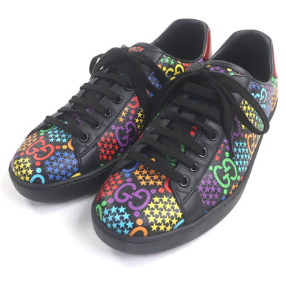 Gucci GG logo Star Print Calfskin Sneakers