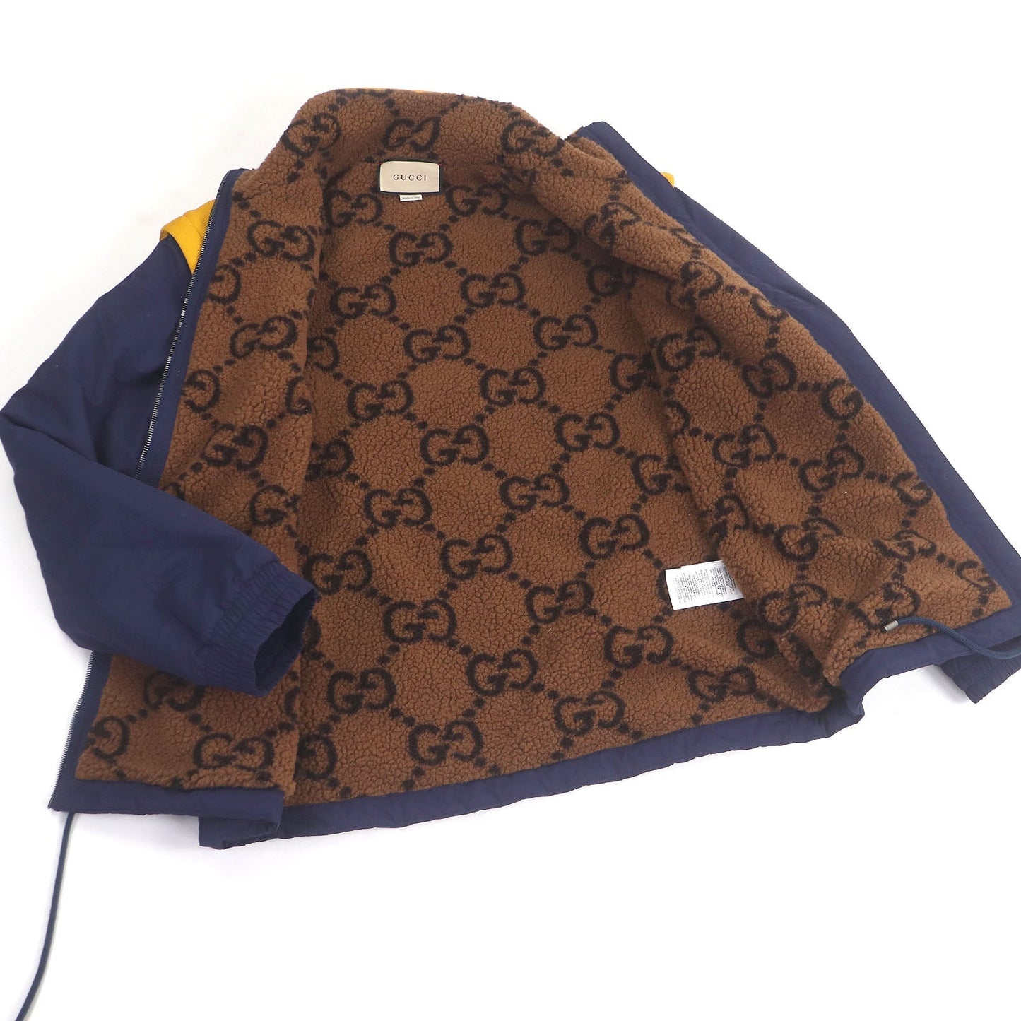 Gucci GG logo all-over print technical jersey 2way jacket