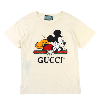 Gucci×Disney Logo Mickey Mo  Cotton T-shirt