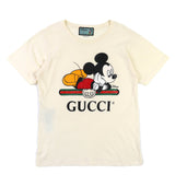 Gucci×Disney Logo Mickey Mo  Cotton T-shirt