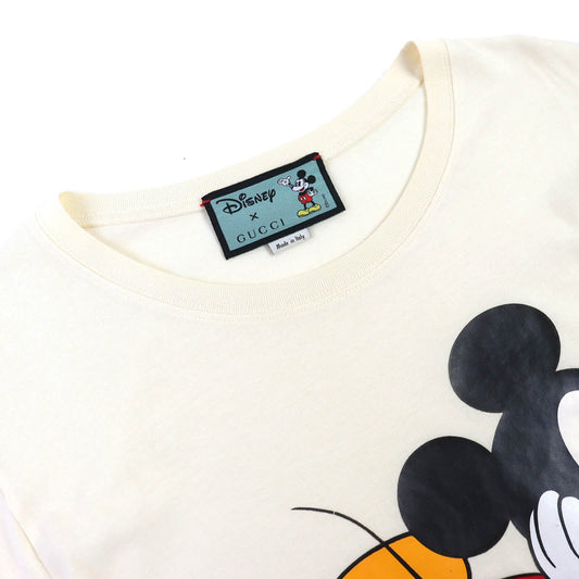 Gucci×Disney Logo Mickey Mo  Cotton T-shirt